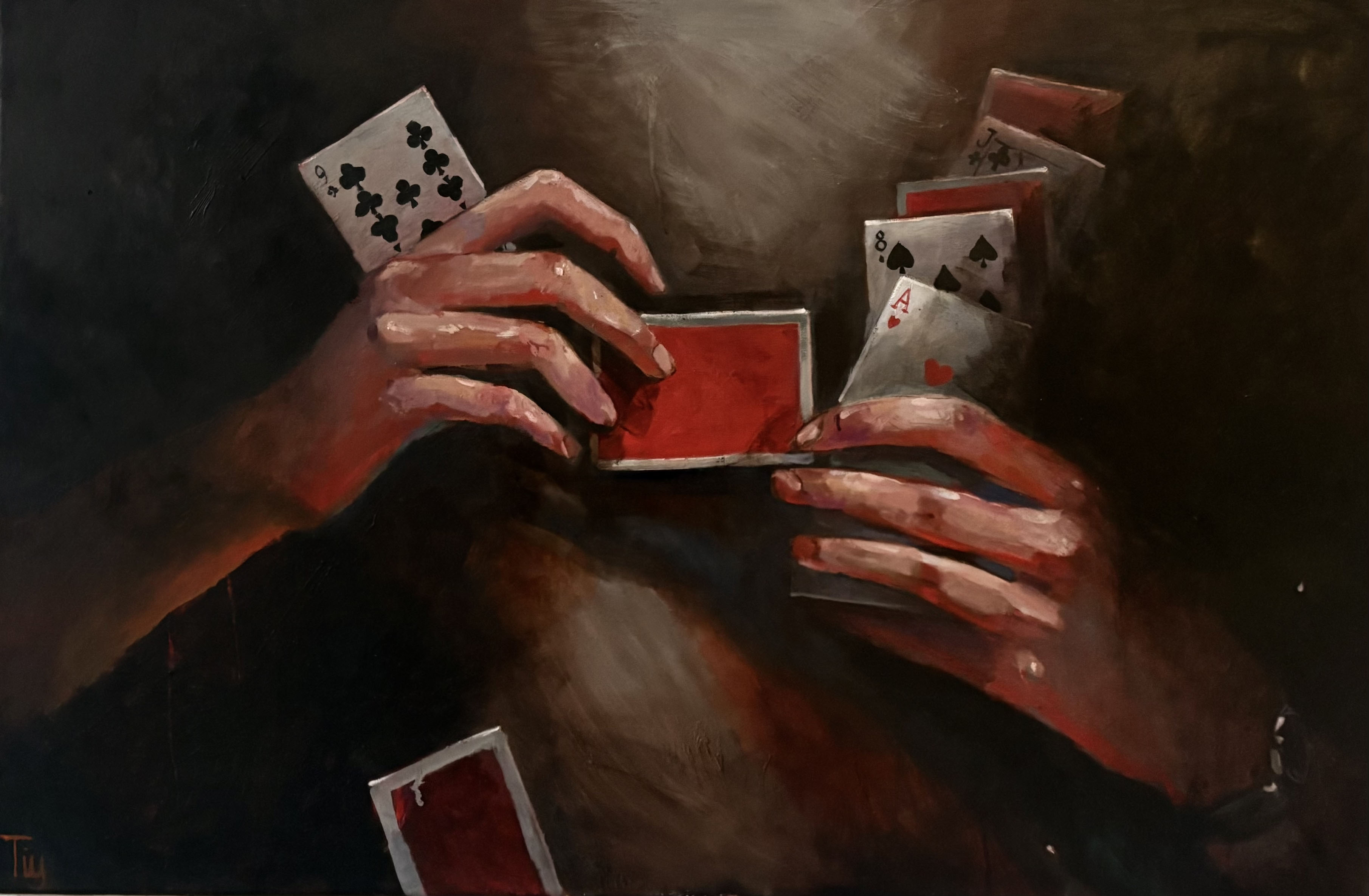 perfekte Illusion mit Karten